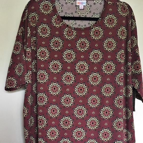 Haut femme Lularoe Lynnae mauve chiné taille M